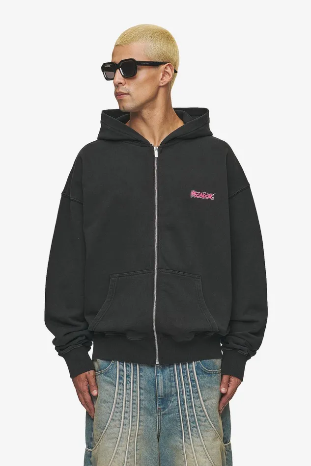 Men Pegador Hoodies Barret Terry Oversized Sweat Jacket Vintage Black Men Pegador Hoodies Barret Terry Oversized Sweat Jacket Vintage Black