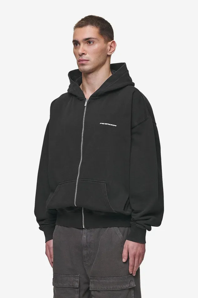 Men Pegador Hoodies Dubose Oversized Sweat Jacket Vintage Black Men Pegador Hoodies Dubose Oversized Sweat Jacket Vintage Black