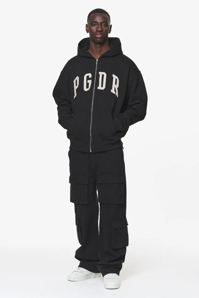 Men Pegador Hoodies Layton Oversized Sweat Jacket Black Men Pegador Hoodies Layton Oversized Sweat Jacket Black