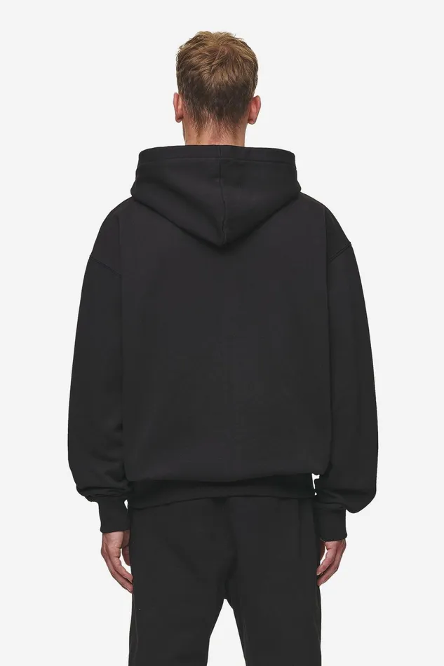 Men Pegador Hoodies Logo Oversized Sweat Jacket Washed Black Men Pegador Hoodies Logo Oversized Sweat Jacket Washed Black