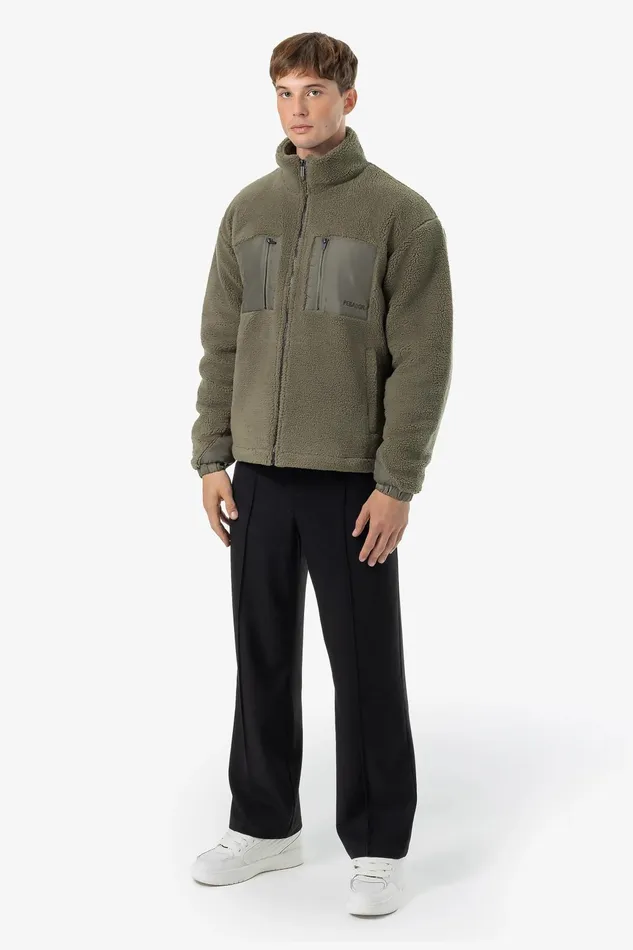 Men Pegador Jacken Archer Teddy Jacket Faded Olive Men Pegador Jacken Archer Teddy Jacket Faded Olive