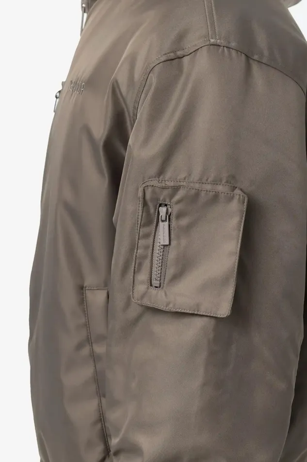 Men Pegador Jacken Bensley Bomber Jacket Dust Brown