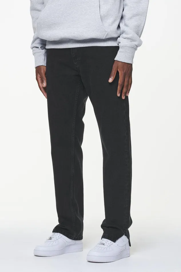 Men Pegador Jeans Withy Distressed Ankle Jeans Washed Black