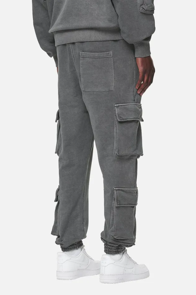 Men Pegador Pants and Joggers Harvey Terry Cargo Sweat Pants Vintage Grey Men Pegador Pants and Joggers Harvey Terry Cargo Sweat Pants Vintage Grey