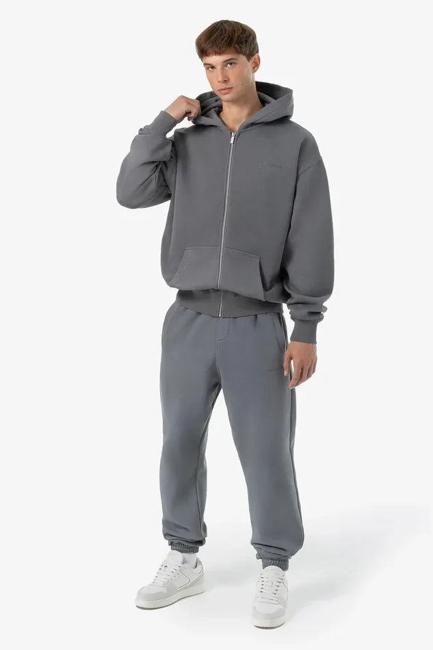 Men Pegador Pants and Joggers Logo Heavy Sweat Jogger Vintage Grey Grey Men Pegador Pants and Joggers Logo Heavy Sweat Jogger Vintage Grey Grey
