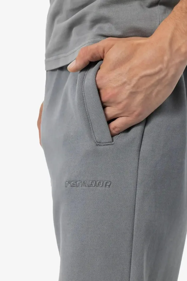 Men Pegador Pants and Joggers Logo Heavy Sweat Jogger Vintage Grey Grey Men Pegador Pants and Joggers Logo Heavy Sweat Jogger Vintage Grey Grey