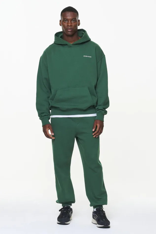 Men Pegador Pants and Joggers Logo Heavy Sweat Jogger Vintage Washed British Green Men Pegador Pants and Joggers Logo Heavy Sweat Jogger Vintage Washed British Green