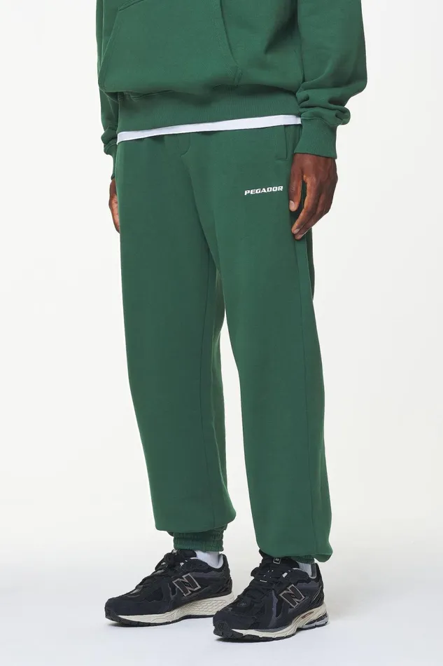 Men Pegador Pants and Joggers Logo Heavy Sweat Jogger Vintage Washed British Green Men Pegador Pants and Joggers Logo Heavy Sweat Jogger Vintage Washed British Green