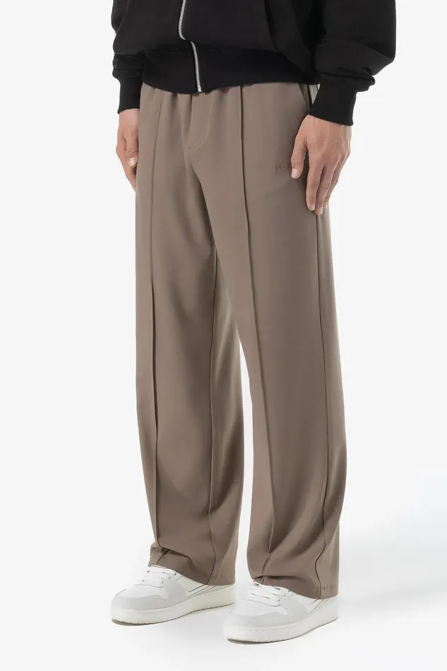 Men Pegador Pants and Joggers Moye Wide Suit Pants Dust Brown Men Pegador Pants and Joggers Moye Wide Suit Pants Dust Brown