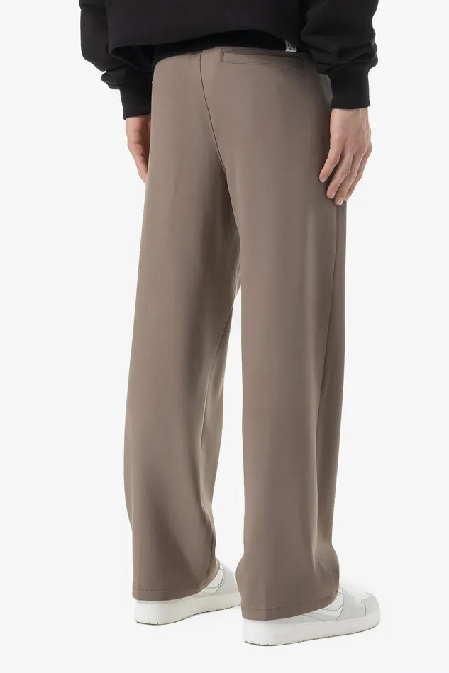 Men Pegador Pants and Joggers Moye Wide Suit Pants Dust Brown Men Pegador Pants and Joggers Moye Wide Suit Pants Dust Brown