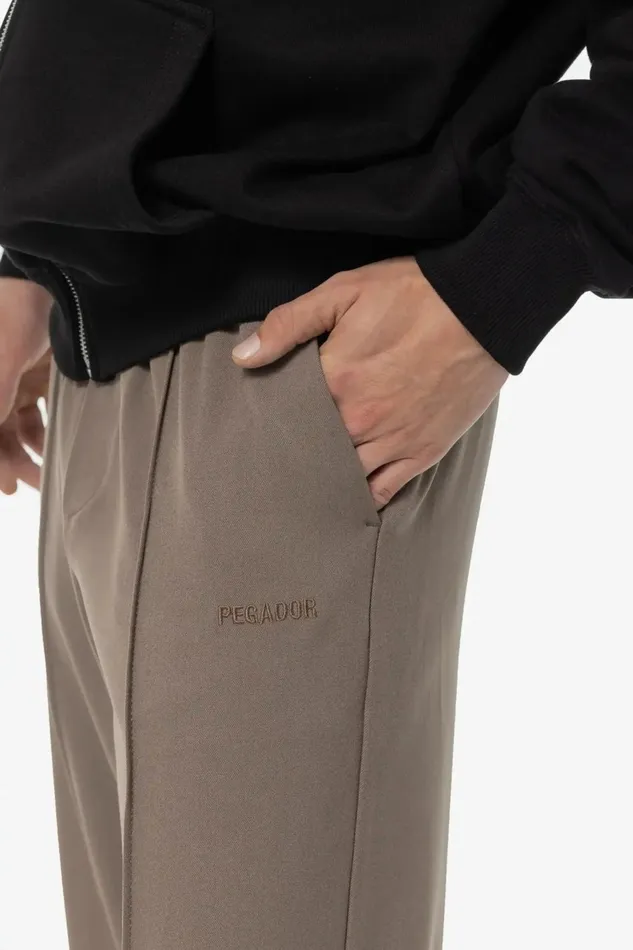 Men Pegador Pants and Joggers Moye Wide Suit Pants Dust Brown Men Pegador Pants and Joggers Moye Wide Suit Pants Dust Brown