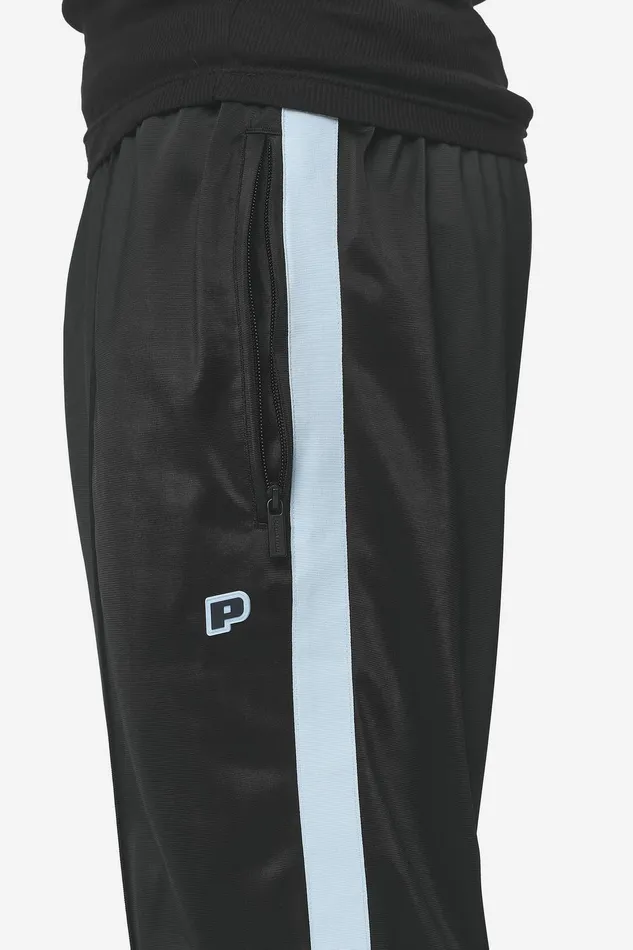 Men Pegador Pants and Joggers Zeno Track Pants Black Baby Blue Men Pegador Pants and Joggers Zeno Track Pants Black Baby Blue