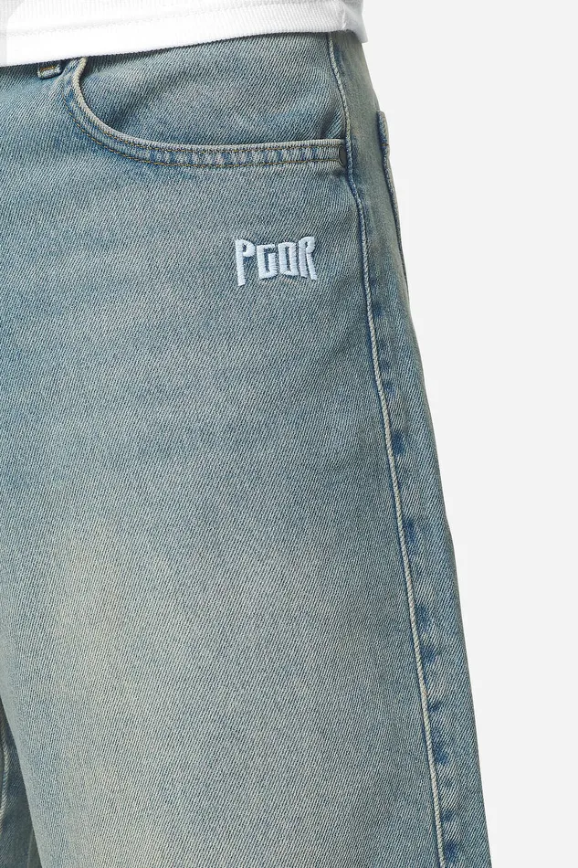Men Pegador Shorts Alcoa Jorts Washed Vintage Blue Men Pegador Shorts Alcoa Jorts Washed Vintage Blue