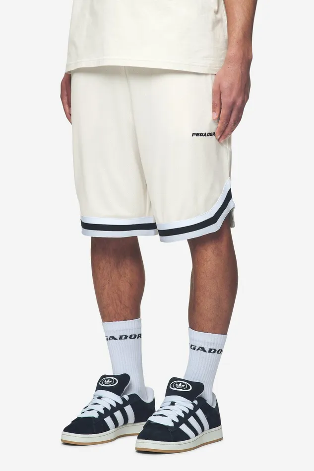 Men Pegador Shorts Lansing Basketball Shorts Salty Cream Men Pegador Shorts Lansing Basketball Shorts Salty Cream