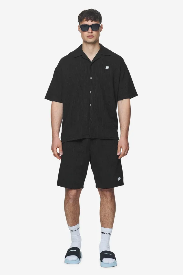 Men Pegador Shorts Libco Structured Knit Shorts Black Men Pegador Shorts Libco Structured Knit Shorts Black