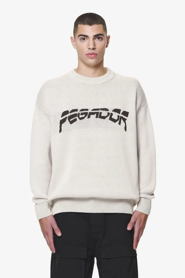 Men Pegador Sweaters Elaine Knit Sweater Dust Cream