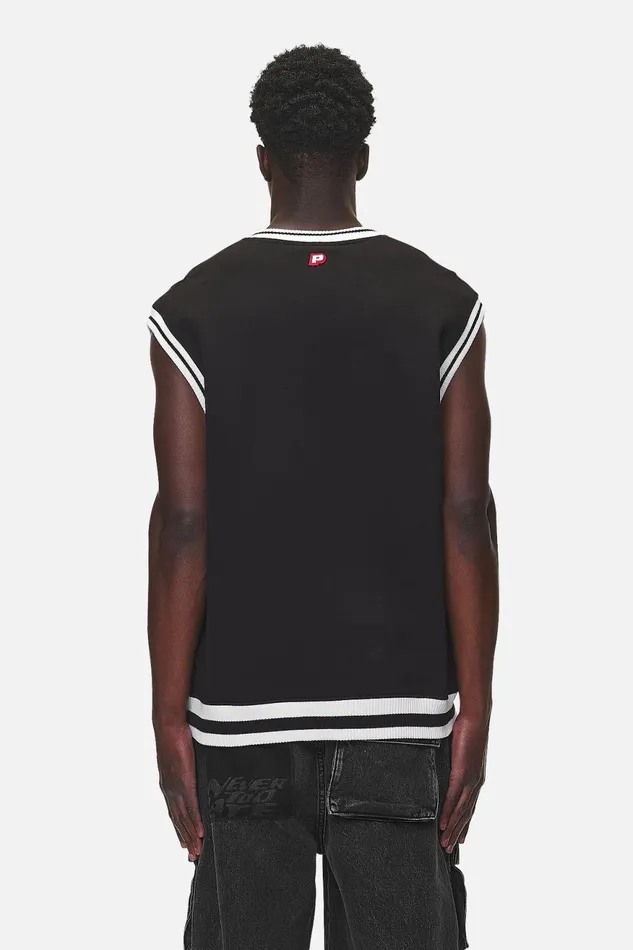 Men Pegador Sweaters Marcy Oversized Sweat Vest Washed Black Men Pegador Sweaters Marcy Oversized Sweat Vest Washed Black
