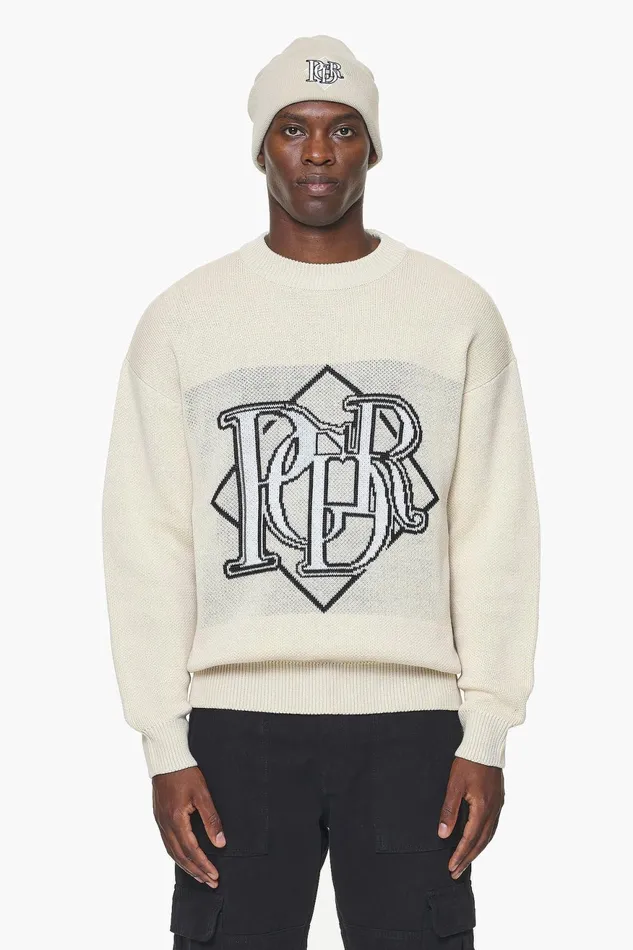 Men Pegador Sweaters Valk Knit Sweater Kingdom Beige