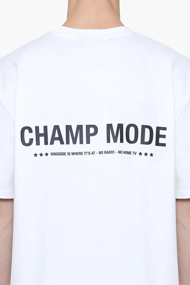 Men Pegador Tees Dike Oversized Tee White Men Pegador Tees Dike Oversized Tee White