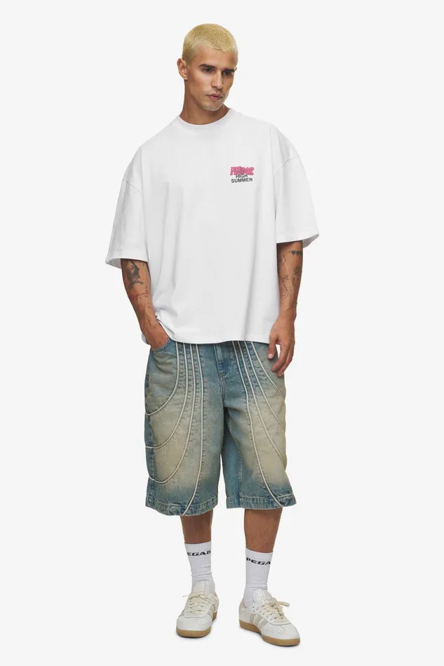 Men Pegador Tees Farrar Boxy Tee White Men Pegador Tees Farrar Boxy Tee White