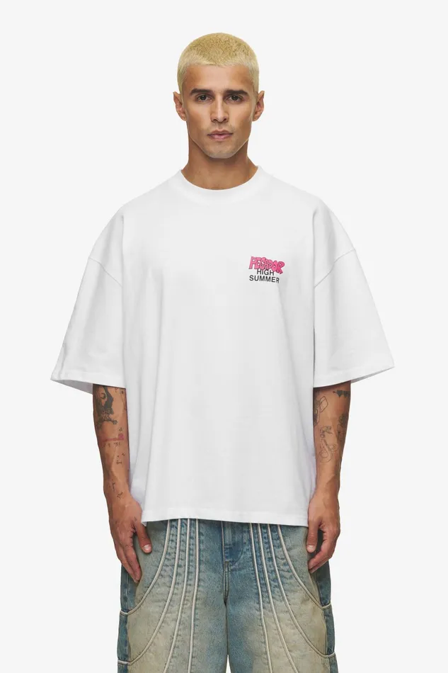 Men Pegador Tees Farrar Boxy Tee White Men Pegador Tees Farrar Boxy Tee White