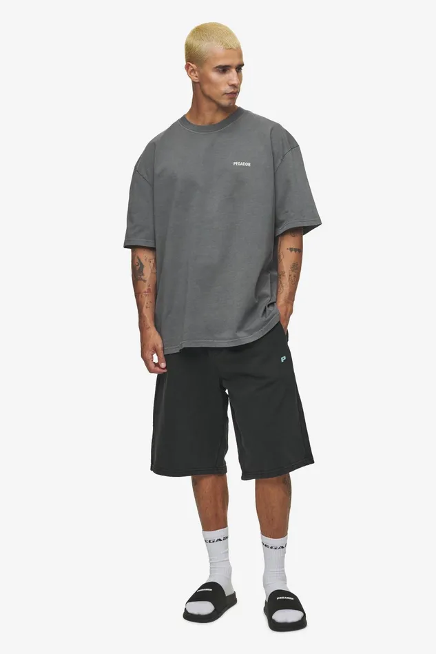 Men Pegador Tees Gulati Oversized Tee Vintage Grey Men Pegador Tees Gulati Oversized Tee Vintage Grey