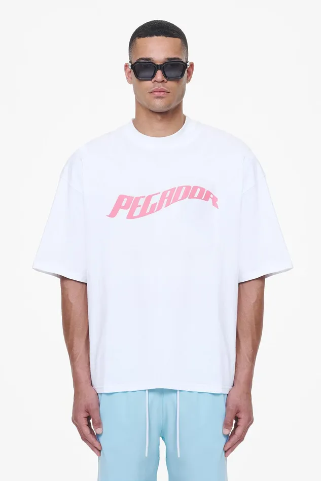 Men Pegador Tees Kinley Boxy Tee White
