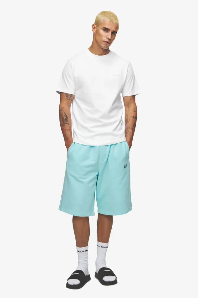 Men Pegador Tees Logo Slim Tee White Sky Blue Men Pegador Tees Logo Slim Tee White Sky Blue