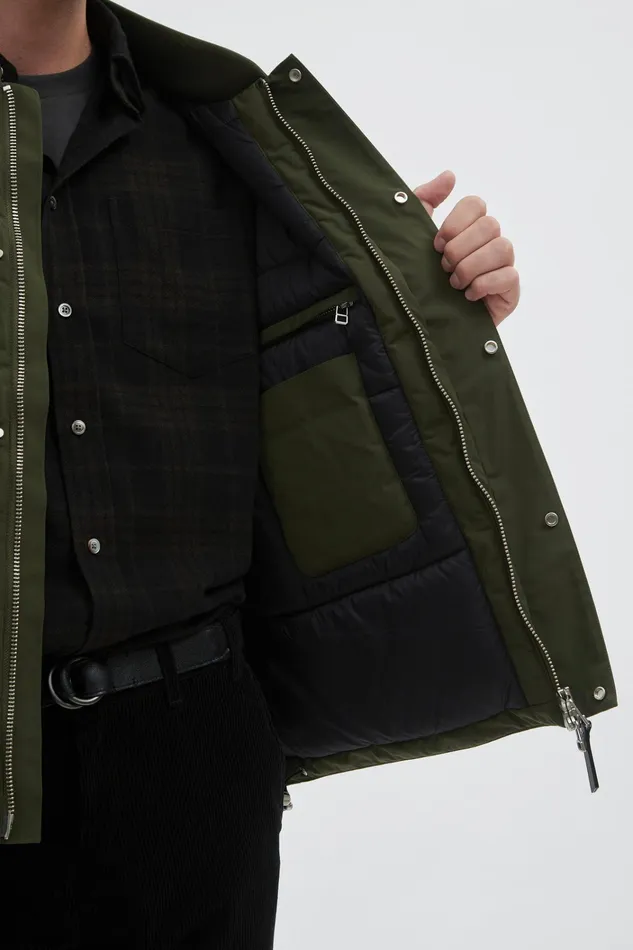 Men Ryan Military Bomber Jacket Army Green Norse Projects Outerwear