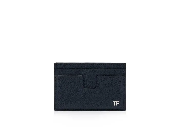 Men Small Leather Goods Tom Ford Small Grain Leather Classic Cardholder