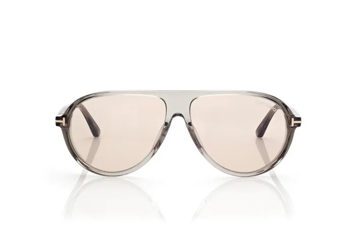 Men SUNGLASSES Tom Ford Photochromatic Marcus Sunglasses Grey Pink