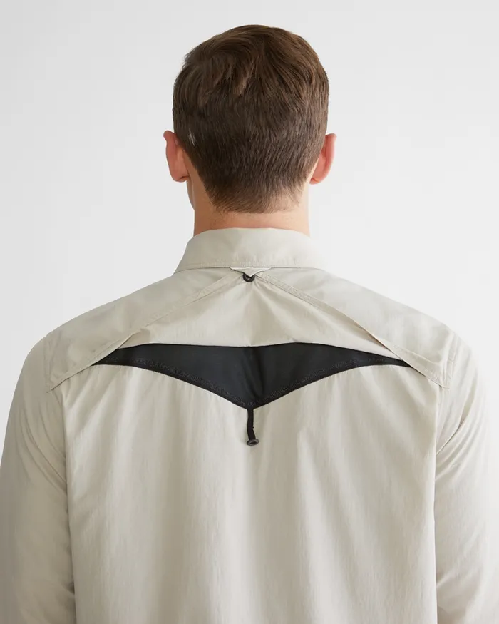 Men Syn Long Sleeve Shirt Thistle Blue Klttermusen Shirts