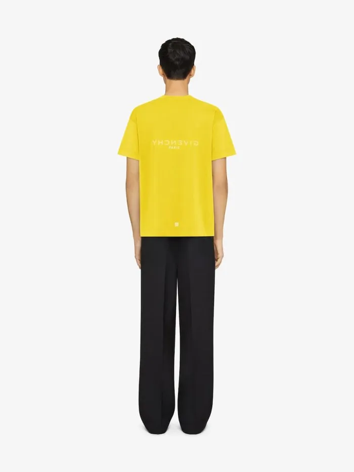Men TShirts Givenchy GIVENCHY Archetype Slim Fit Tshirt In Cotton Sunflower