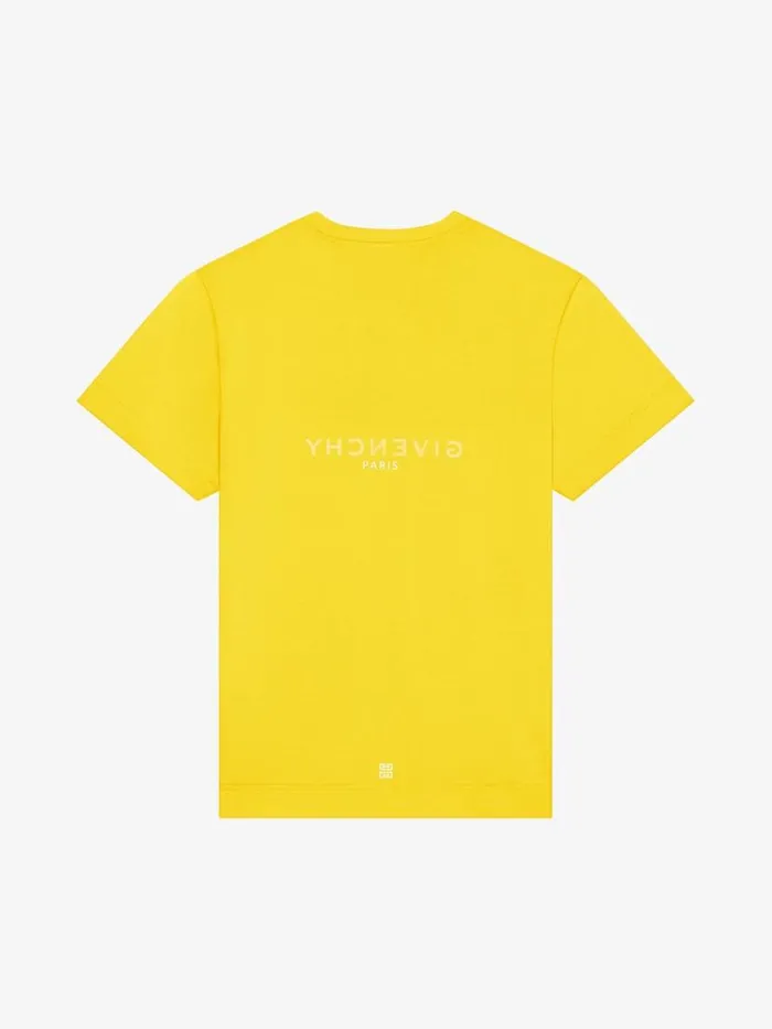 Men TShirts Givenchy GIVENCHY Archetype Slim Fit Tshirt In Cotton Sunflower