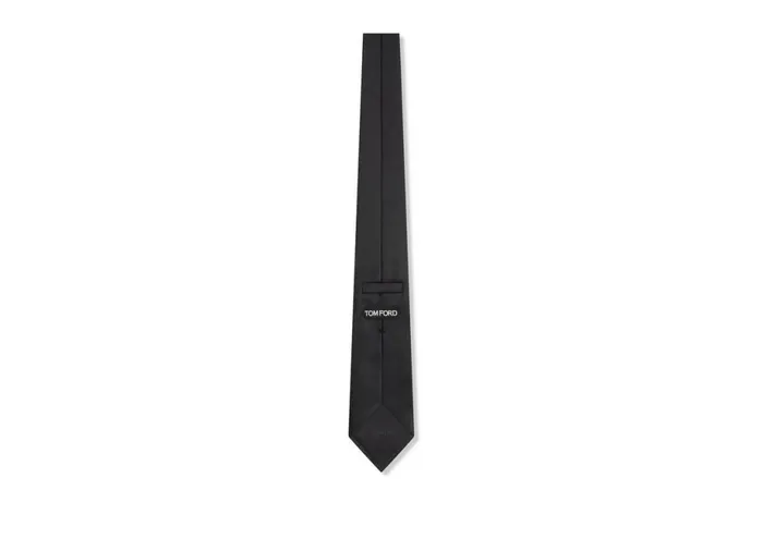 Men Ties and Bow Ties Tom Ford Solid Twill Tie Black Men Ties and Bow Ties Tom Ford Solid Twill Tie Black