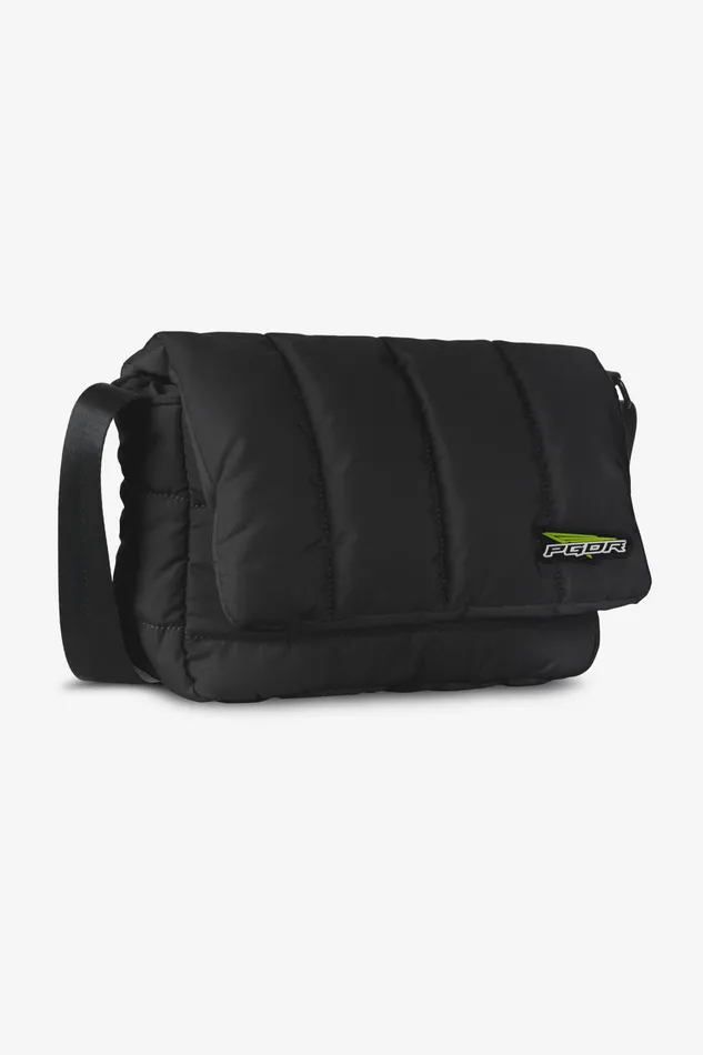 MenWomen Pegador Bags Blamor Rubber Puffer Bag Black