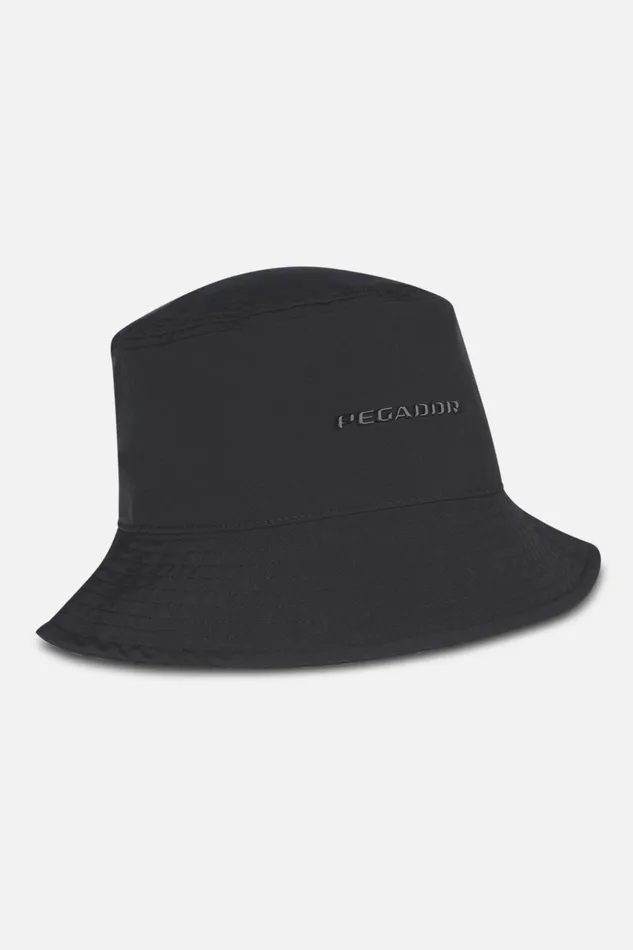 MenWomen Pegador Caps and Hats Logo Nylon Bucket Hat Black