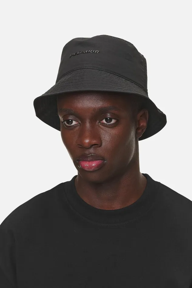 MenWomen Pegador Caps and Hats Logo Nylon Bucket Hat Black MenWomen Pegador Caps and Hats Logo Nylon Bucket Hat Black