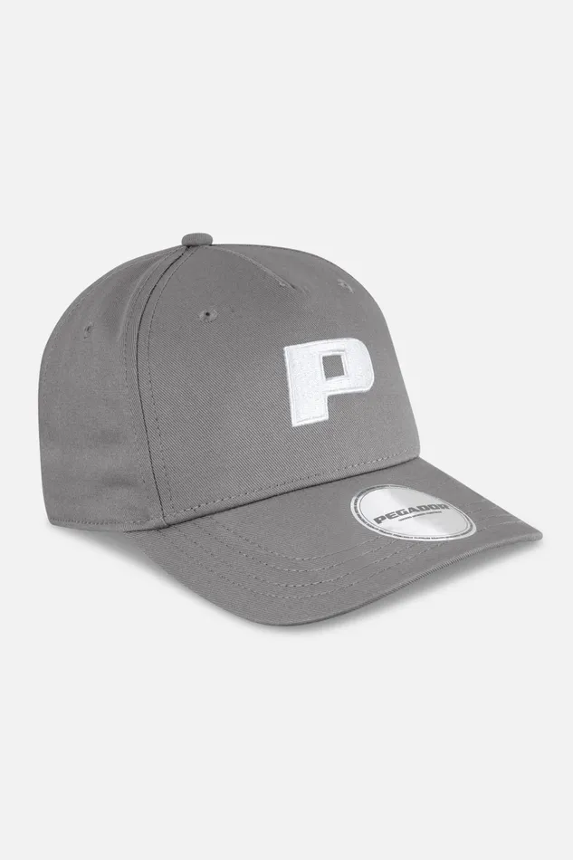 MenWomen Pegador Caps and Hats P Logo Cap Cool Grey White