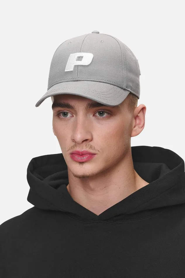 MenWomen Pegador Caps and Hats P Logo Cap Cool Grey White MenWomen Pegador Caps and Hats P Logo Cap Cool Grey White