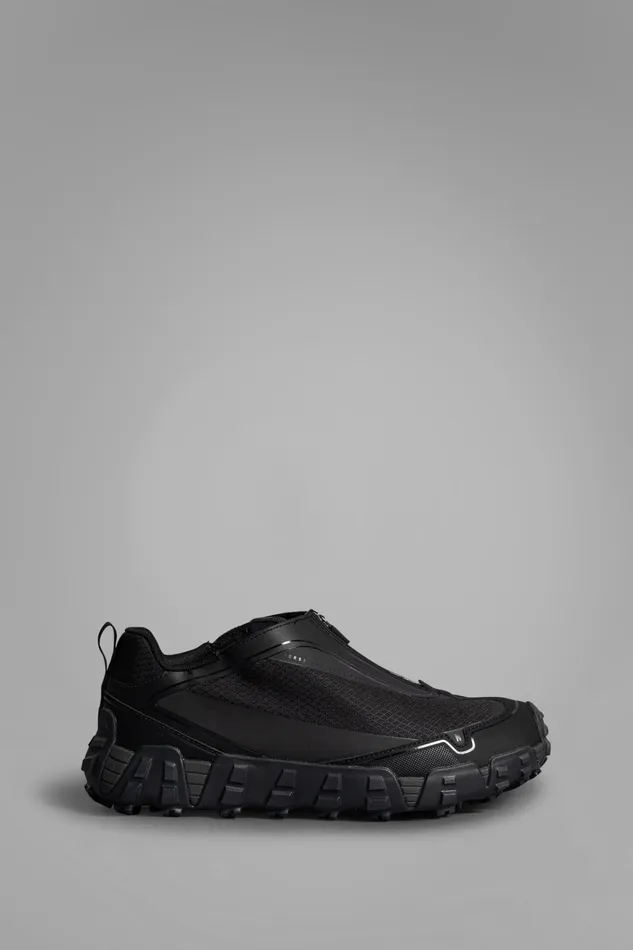Men Zip Up Runner Black Norse Projects Footwear