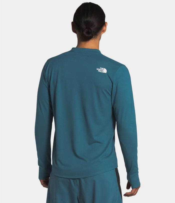 Mens The North Face Active Tops Active Trail Henley Mallard Blue