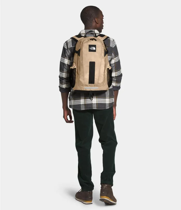 Mens The North Face Backpacks Hot Shot Special Edition Backpack Hawthorne Khakitnf Black