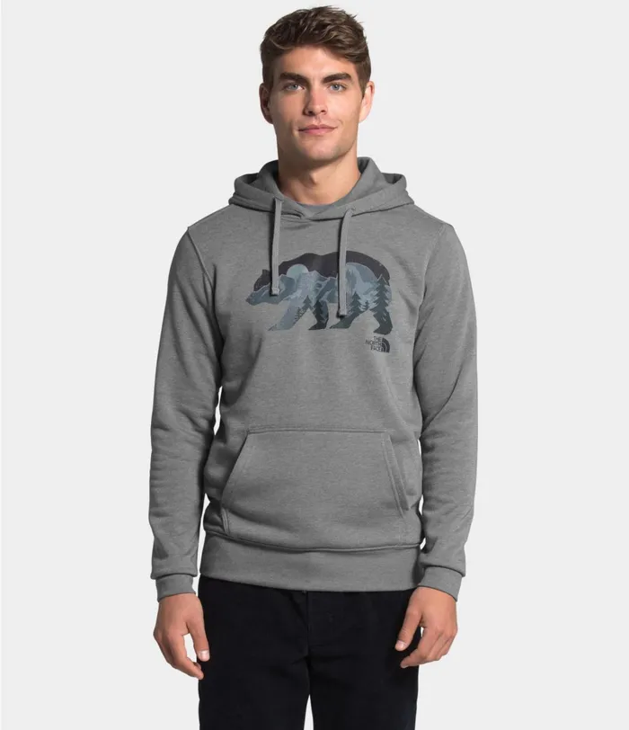 Mens The North Face Hoodies and Sweatshirts Bearscape Pullover Hoodie Tnf Medium Grey Heather Mens The North Face Hoodies and Sweatshirts Bearscape Pullover Hoodie Tnf Medium Grey Heather