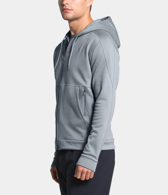 Mens The North Face Hoodies and Sweatshirts Mans Best Full Zip Hoodie Mid Grey