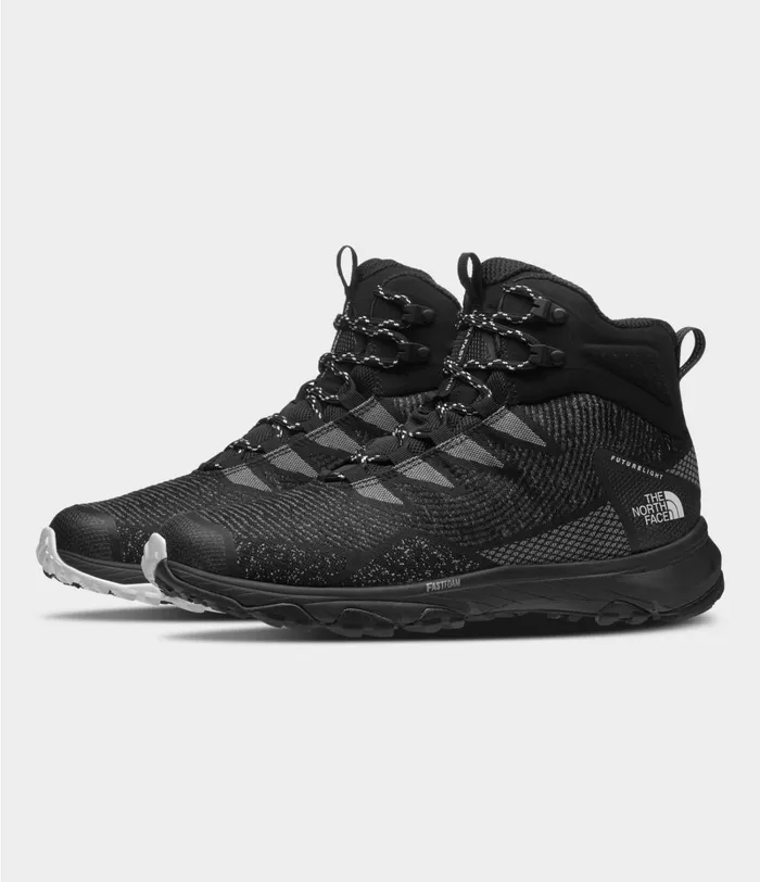 Mens The North Face Sneakers Ultra Fastpack III Mid Futurelight Woven Tnf Blacktnf White