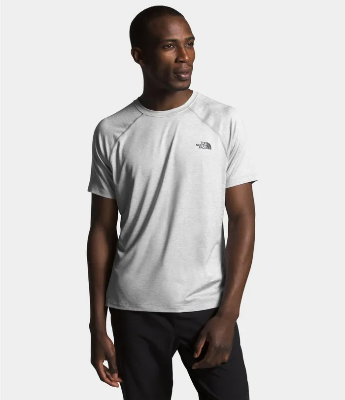 Mens The North Face TShirts HyperLayer FD Short Sleeve Tnf Light Grey Heather