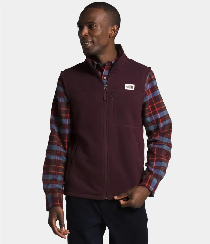 Mens The North Face Vests Gordon Lyons Vest Root Brown Heather