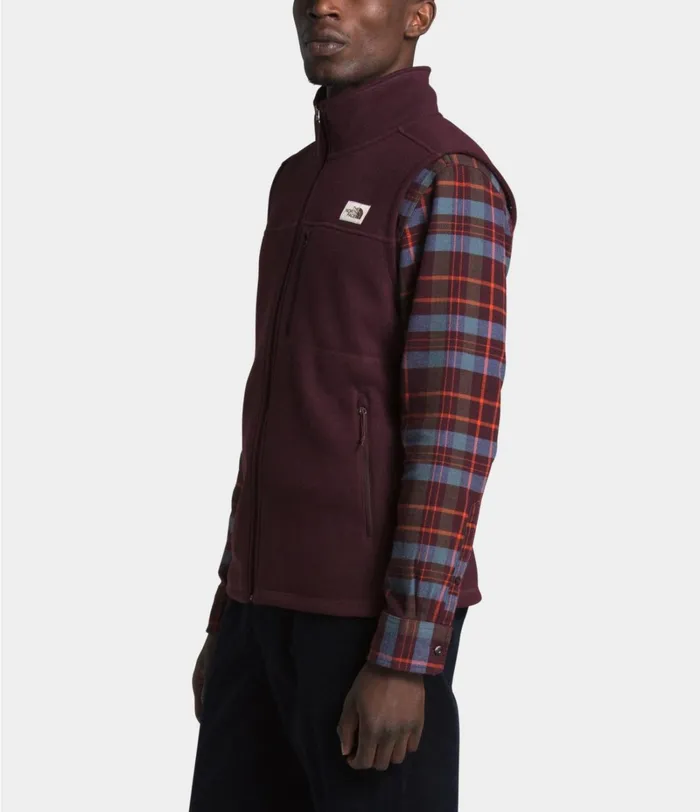 Mens The North Face Vests Gordon Lyons Vest Root Brown Heather
