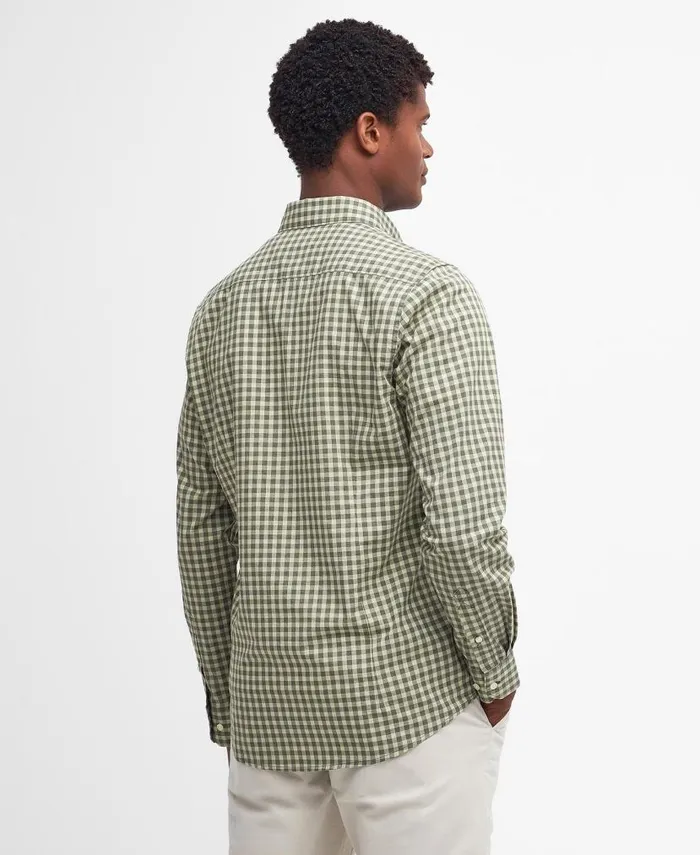 Merryton Tailored Shirt Blue Men Barbour Shirts